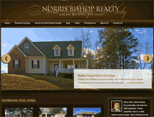 Tablet Screenshot of norrisbishoprealty.com